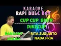 CUP CUP - RITA SUGIARTO | Karaoke | nada Pria | Lirik