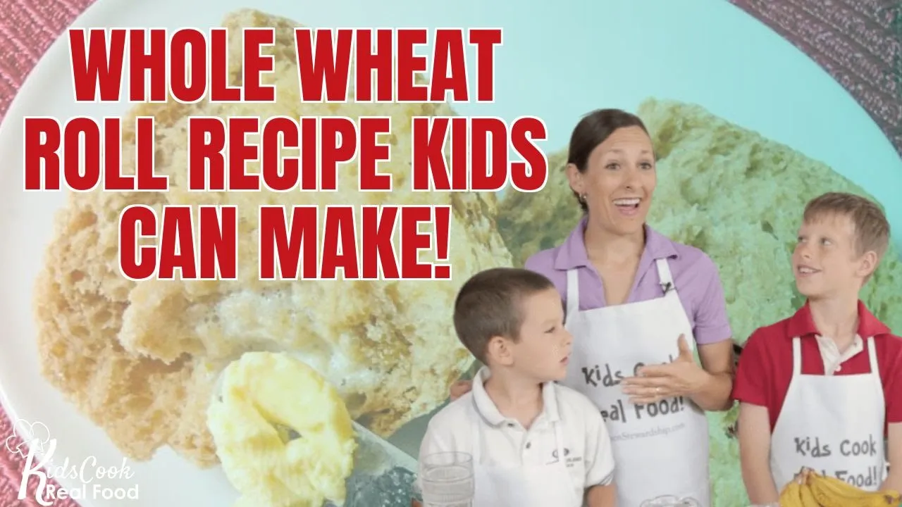 Cooking Video For Kids: Whole Wheat Happy Rolls :)