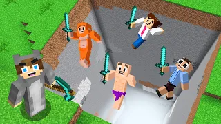 Minecraft Hunters vs Speedrunner, But I Secretly DELETE Chunks...