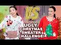 WHO CAN MAKE THE UGLIEST CHRISTMAS SWEATER