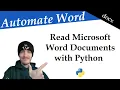 Automate Your Word Document Analysis with Python