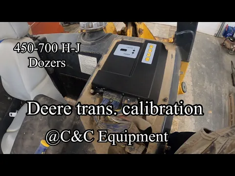 Download MP3 John Deere 450J dozer transmission calibration how to @C_CEQUIPMENT