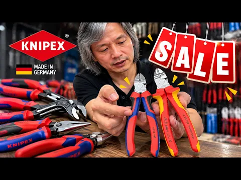 Khuyến mãi kìm Knipex cho anh em DIY, miễn phí vận chuyển toàn quốc