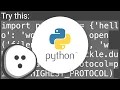 How can I use pickle to save a dict or any other Python object