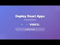 Deploy React App to Vercel A Beginner s Guide 2025