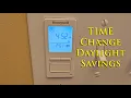 Daylight Savings Honeywell Programable Light Switch How to QUICKLY Adjust for Time Change