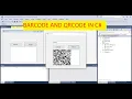 Generate Barcode and QR Code in C