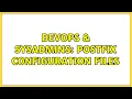 DevOps SysAdmins Postfix Configuration files 2 Solutions