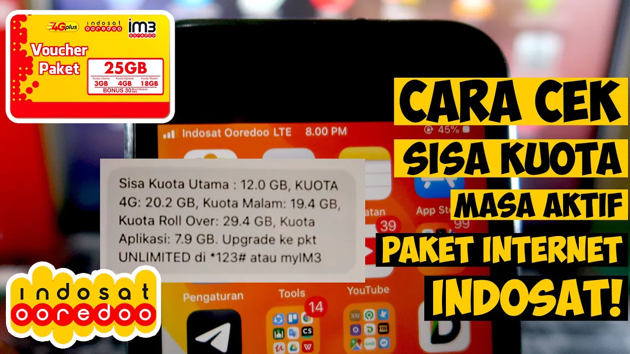 Cara Cek Kuota Indosat Terbaru 2018