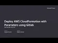 Deploy AWS CloudFormation Template with External Parameters File using Gitlab CICD