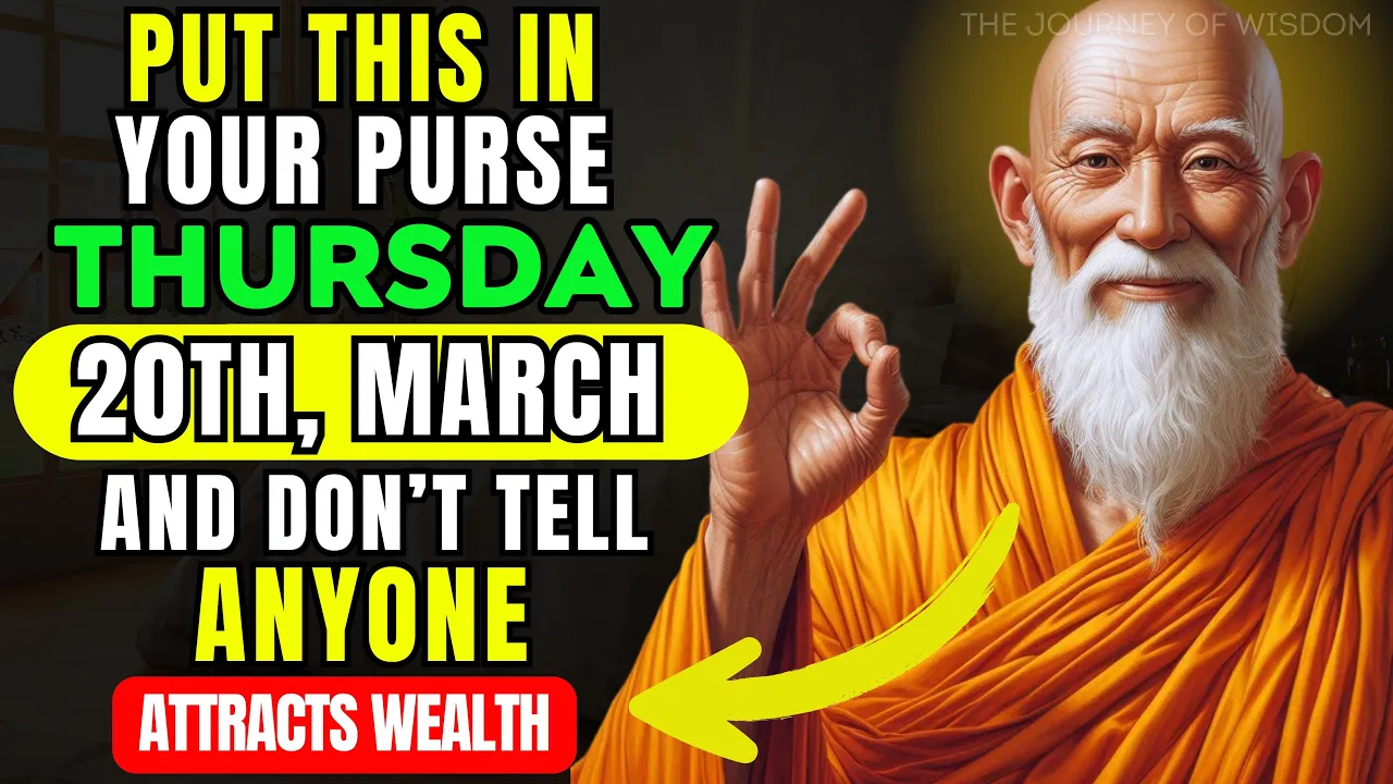 Outline Video If You Put This In Your Purse On 24th December, Your Financial Problems Will End |Buddhist Teachings