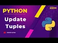 How to update tuples in python update python tuple