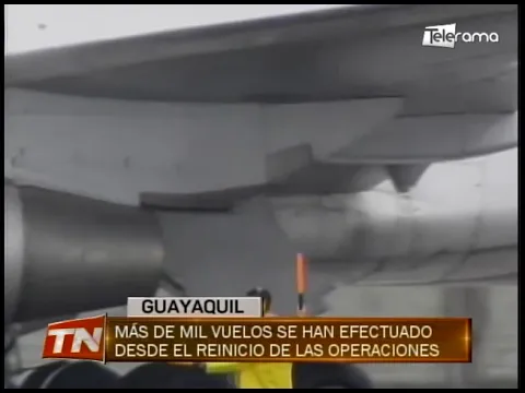 Más de mil vuelos se han efectuado desde el reinicio de las operaciones