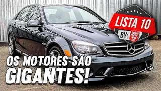 10 CARROS COM MOTOR GRANDE! V8 pra cima, aproveite, pois você pode não vê-los mais