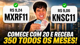 Como RECEBER R$350 por Mês de Aluguel com o KNSC11 E MXRF11 (Renda passiva com Fundos Imobiliários)