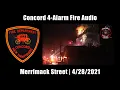 Concord 4-Alarm Fire 2021 New Hampshire