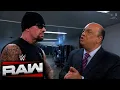 Undertaker Paul Heyman CLASH Over Oba Femi Before RAW Don t Wake The Dead Man WWE Backstage WAR