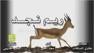 شيلة ريم نجد كلمات طاوي المسافات اداء المنشد سعد العلي 