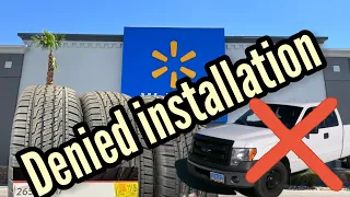 FAIL Walmart Refuses to Install New Tires