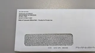 State of Colorado sending out TABOR refund checks