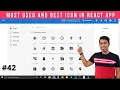 How to use Material UI Icons in React App in Hindi in 2020