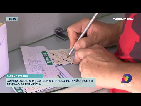Ganhador da mega-sena é preso por não pagar pensão alimentícia