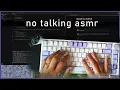 ASMR Programming Typing Coding a Simple AI Chatbot No Talking Mechanical Keyboard