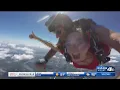 Tandem Skydive Day in Clinton Free-falling with KARK s Chanley Painter