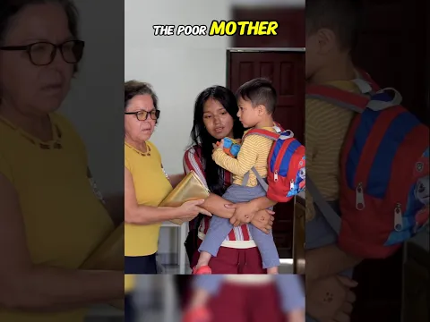 Kind Woman Saves a Poor Mother and Her Child! 🥹❤️#shorts #short #kindness #motivationalvideo