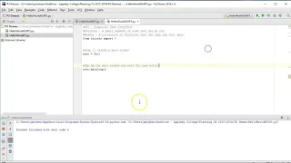 The Basics - Python 3 Hello World GUI