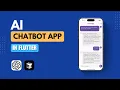 Build AI ChatBot App in Flutter - ChatGPT Chat App Tutorial