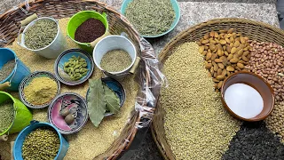زعتر الفطور والمناقيش بطريقه أمي وبإشرافها بكل خطوه  دندنها