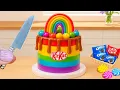 Download Lagu Satisfying Mini KitKat Chocolate Cake Recipe | Stunning Mini Rainbow Cake Decorating Ideas
