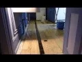 Tiling a Floor with Home Depot Wooden Ceramic Tiles
