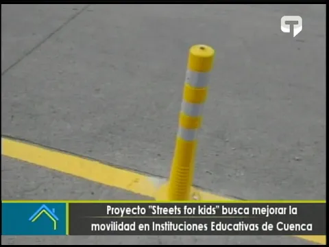 Proyecto Streets for Kids busca mejorar la movilidad en instituciones educativas de Cuenca