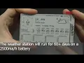 Amazing idea Creating a Weather Station on the E-ink display and ESP32