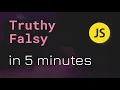 Truthy Falsy Values in JavaScript Programming Hindi