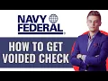 How To Get Voided Check From Navy Federal App