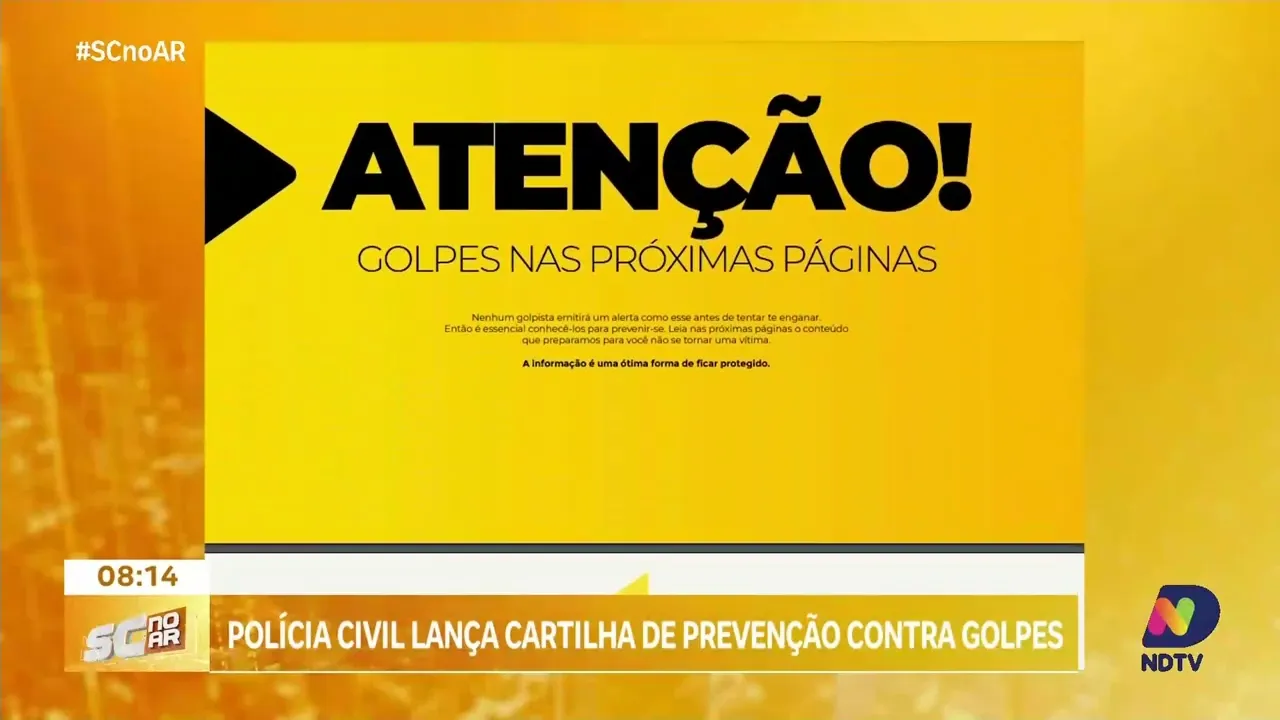 Policia Civil lança cartilha de prevenção contra golpes