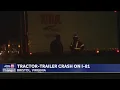 Death confirmed from I-81 crash