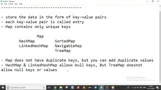 Map and its implementation Classes HashTable Sorting using Collections By Madhu Vundavalli