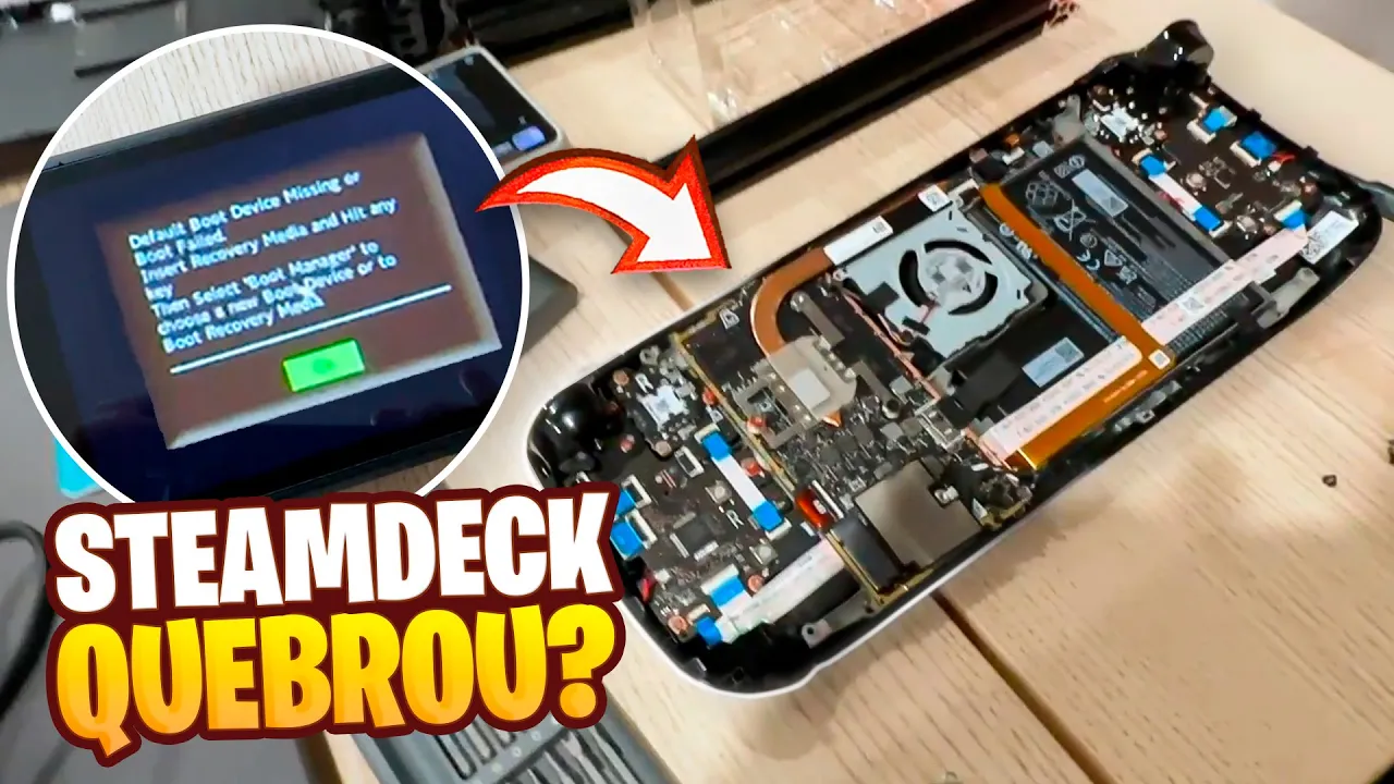 ABRIMOS UM STEAMDECK E ESTRAGAMOS SEM QUERER? BATEU O DESESPERO