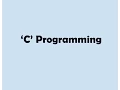 Learning C - Integers Floats and Characters