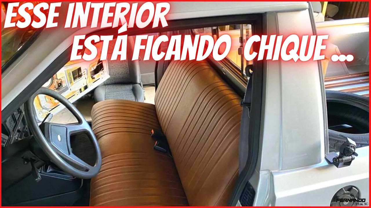 FORD PAMPA 4X4 "ESSE INTERIOR TÁ FICANDO CHIQUE DE MAIS" #pampa #pampa4x4 #ford