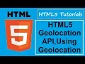 HTML5 Tutorials - 7