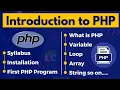 Introduction to PHP Learn Coding