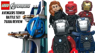 LEGO 2020 AVENGERS TOWER BATTLE - Set 76166 REVIEW!