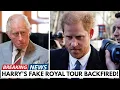 Download Lagu KING CHARLES BOILING RED! Harry EXPOSED For Staging BOGUS Royal Tour To Justify His Secret A1 Visa!