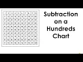 Subtraction on a 100s chart