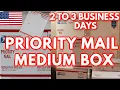How to Mail using PRIORITY MAIL FLAT RATE MEDIUM BOX with POST OFFICE Service Domestic Only 2020